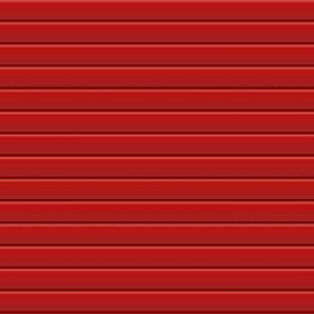 Red Plastic Wall Panel