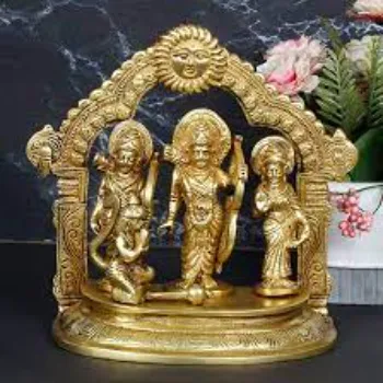 Golden Sita Ram Statue 