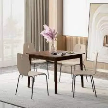 Furnished Square Dining Table