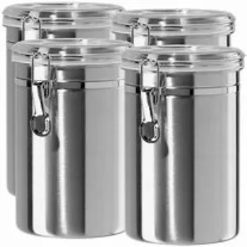 Motivational Stainless Steel Canisters