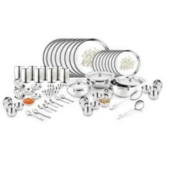 Fine Finishing Stainless Steel Dinner Set