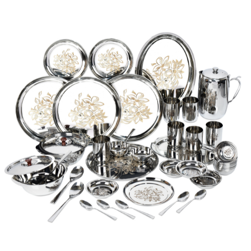 Stainless Steel Dinner Set