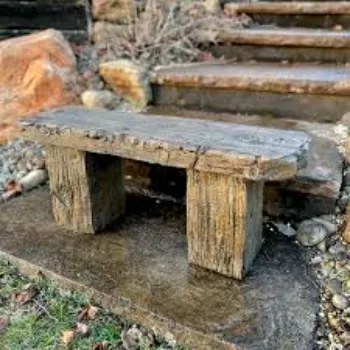  Stone Garden Bench