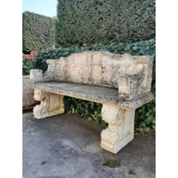  Stone Garden Bench