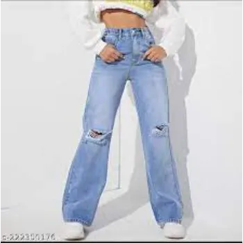 Anti wrinkle Stylist Ladies Jeans