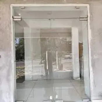 Simple Toughened Glass Door