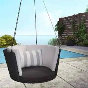 Wicker Porch Swing