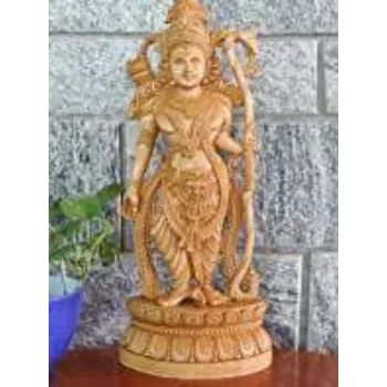 Ram Wood Sculpture 
