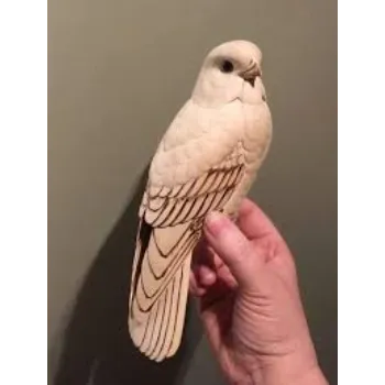 Bird Wood Sculpture 