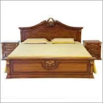 Furnished Wooden Double Bed