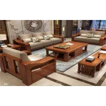 plain  Wooden Sofa