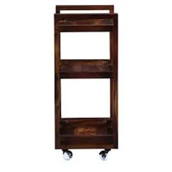 Furnished Wooden Trolley