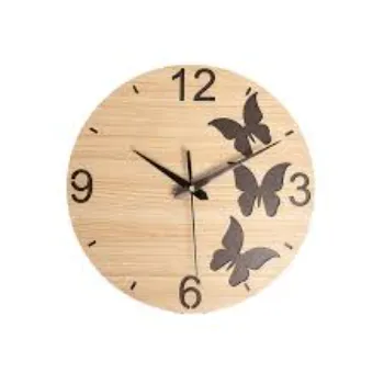 Carve Wooden Wall Clock 