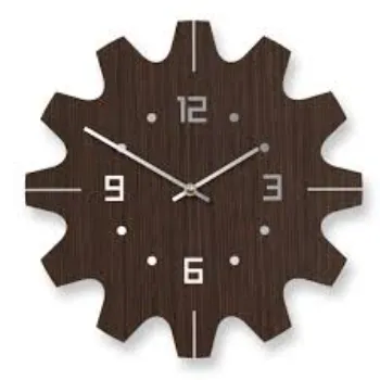 Archaic Wooden Wall Clock 