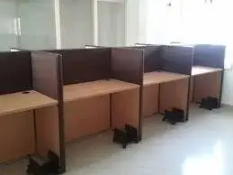 Brown Wooden Office Workstation