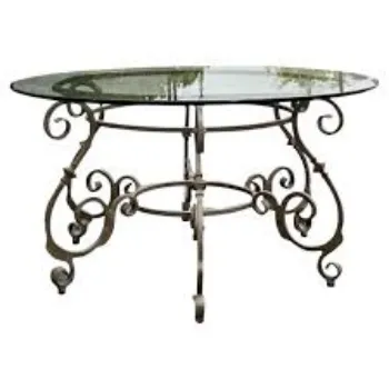Long Lasting Wrought Iron Table