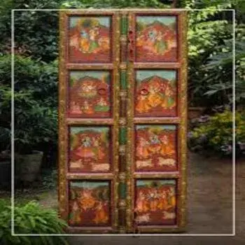 Brown Wooden Antique Door