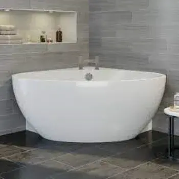 White, Acrylic Bathtub