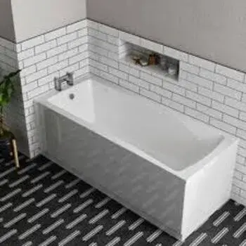 White, Acrylic Bathtub