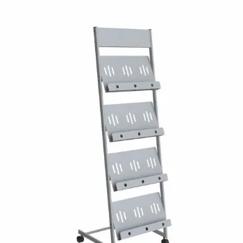 Plain Acrylic Magazine Stand