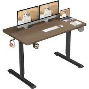 Polished Adjustable Height Workstation