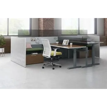Furnished  Adjustable Height Workstation