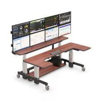 Polished Adjustable Height Workstations