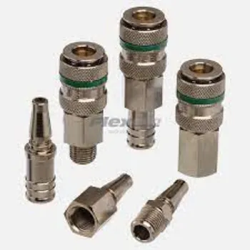Air Compression Fittings Silver Color