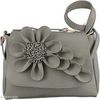 Classy Grey Designer Bag For Ladies