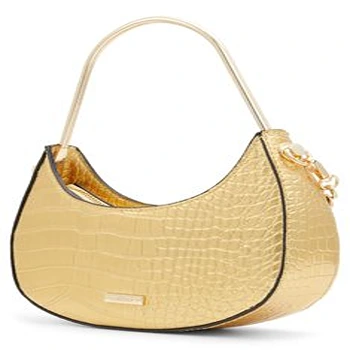 Aesthetic Party Wear Golden Designer Bag for Ladies