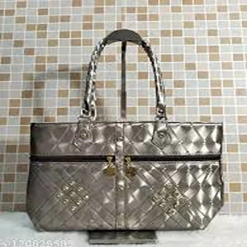 Shiny Silver Designer Ladies Bag 