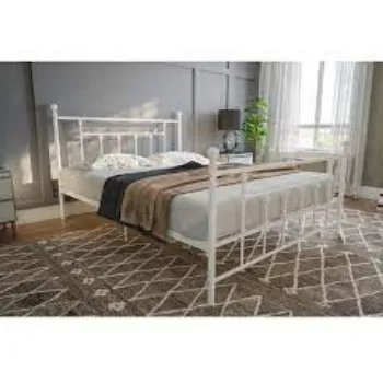 Polished Aluminium Bed
