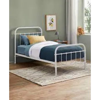 Polished Aluminium Bed