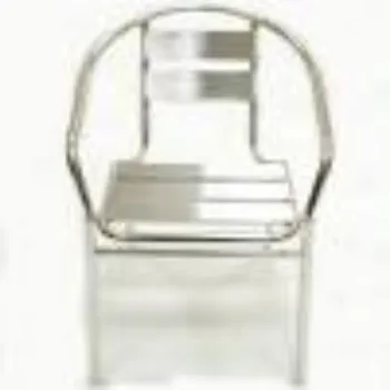 Polished Aluminium Chair