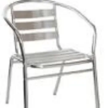 Polished Aluminium Chair