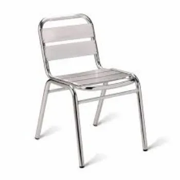 Polished Aluminium Chair