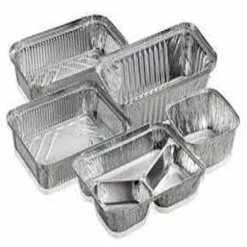 Silver Aluminium Foil Containers