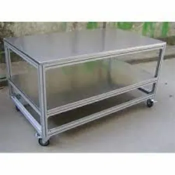 Polished Aluminium Table
