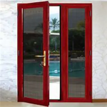 Polished Aluminum Casement Door