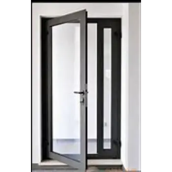 Solid Aluminum Casement Door