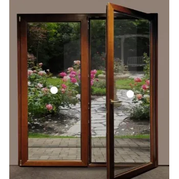 Solid Aluminum Casement Door