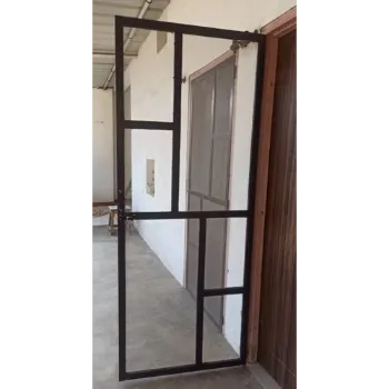 Polished Aluminum Casement Door