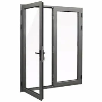 Transparent Aluminum Casement Door