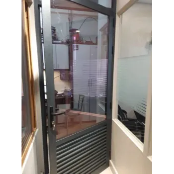 Solid Aluminum Casement Door