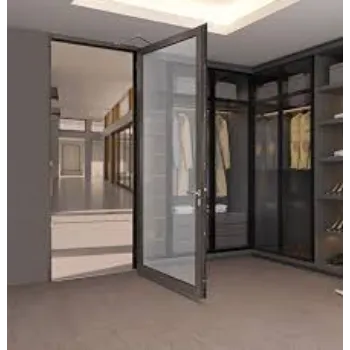 Polished Aluminum Casement Door