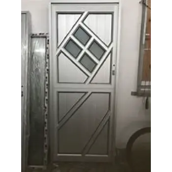 Polished Aluminum Door