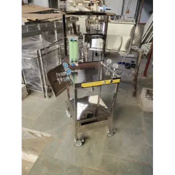 Polished Anaesthesia Trolley