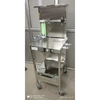 Polished Anaesthesia Trolley