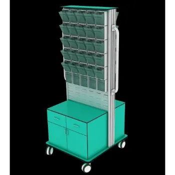 Coated Anaesthesia Trolley