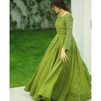 Trendy Green Anarkali Suit For Women